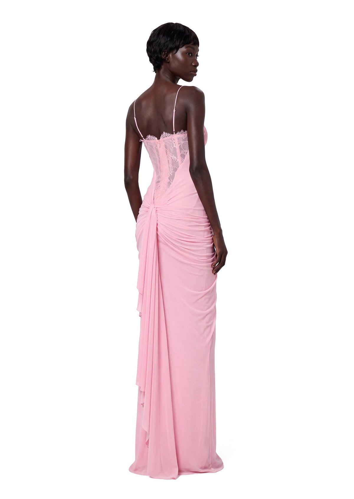 Daenerys Sheer Lace Maxi Dress