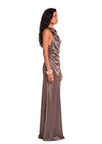 Galatia Halter Top & Satin Skirt Set