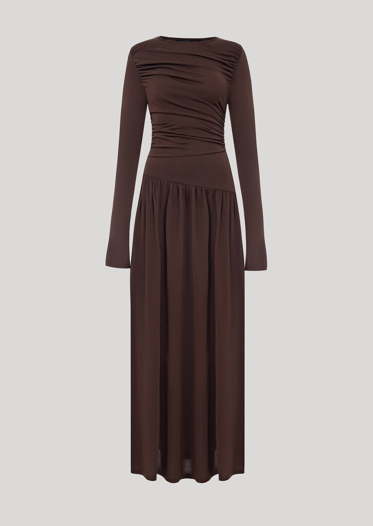 Ruffle Knitted Maxi Dress
