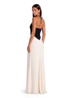 Cassius Halter Neck Strapless Maxi Dress