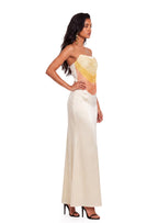Tafari Tassel Strapless Maxi Dress