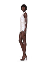 Ibtesam Halter Neck Sleeveless Mini Dress(US ONLY)