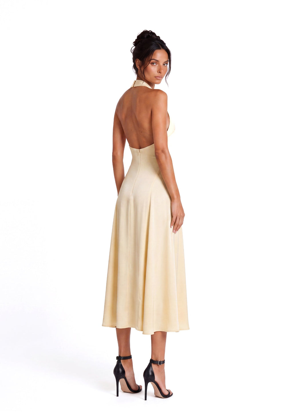 Kaseko Sleeveless Lace Midi Dress