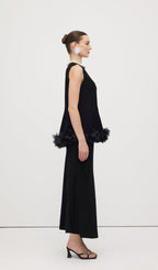 Braided Belted Maxi Skirt