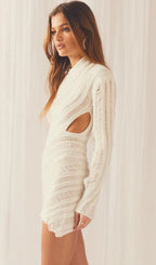 Hollow Out  Mini Dress