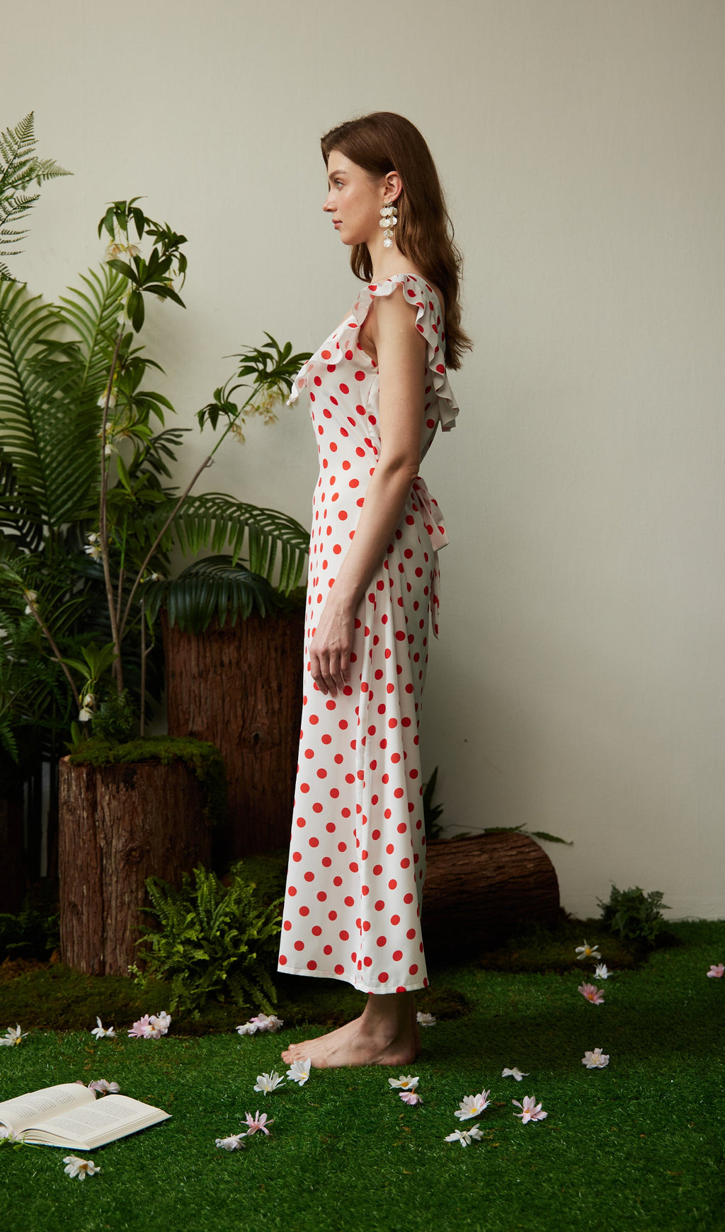 Polka Dot Maxi Dress