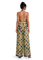 Italian-Inspired Scarf Print Resort Set