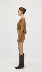 Open Back Mini Dress