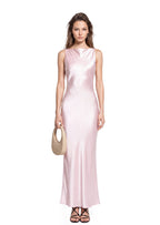 Kadin Satin Sleeveless Maxi Dress