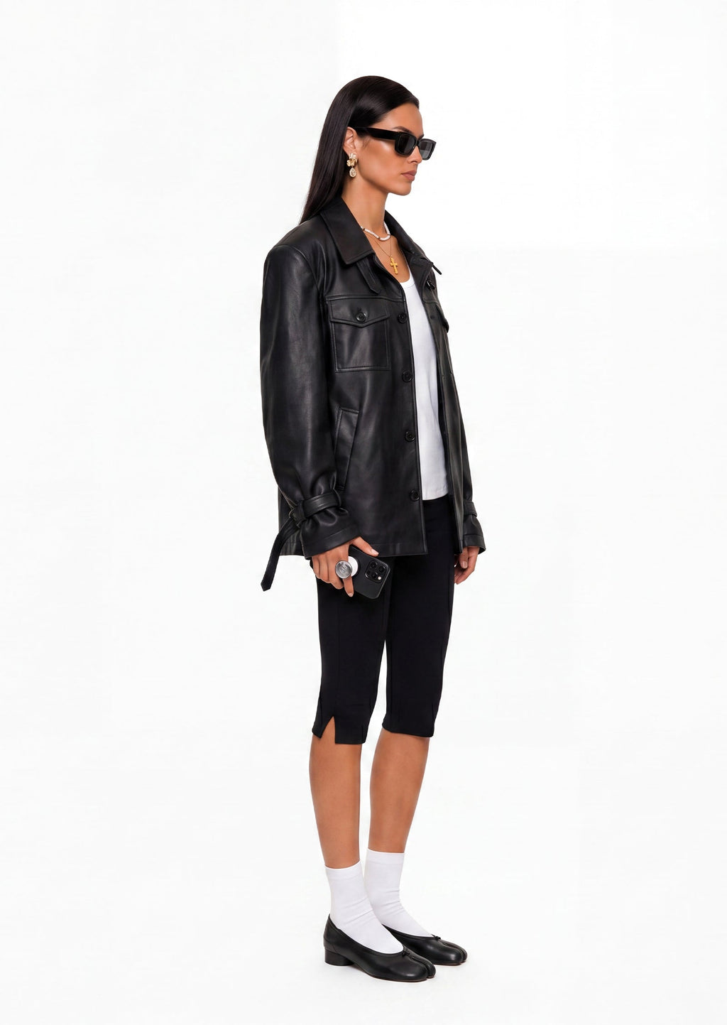 Emersyn Capri Pants In Black
