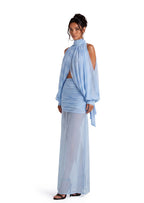 Kaiya Halter Top & Pleated Pencil Skirt Set