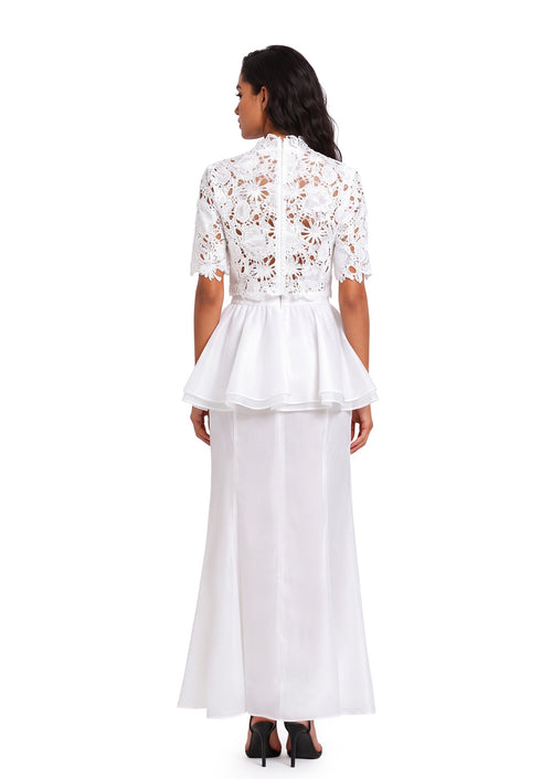 Macarius Lace Top & Mermaid Skirt Set