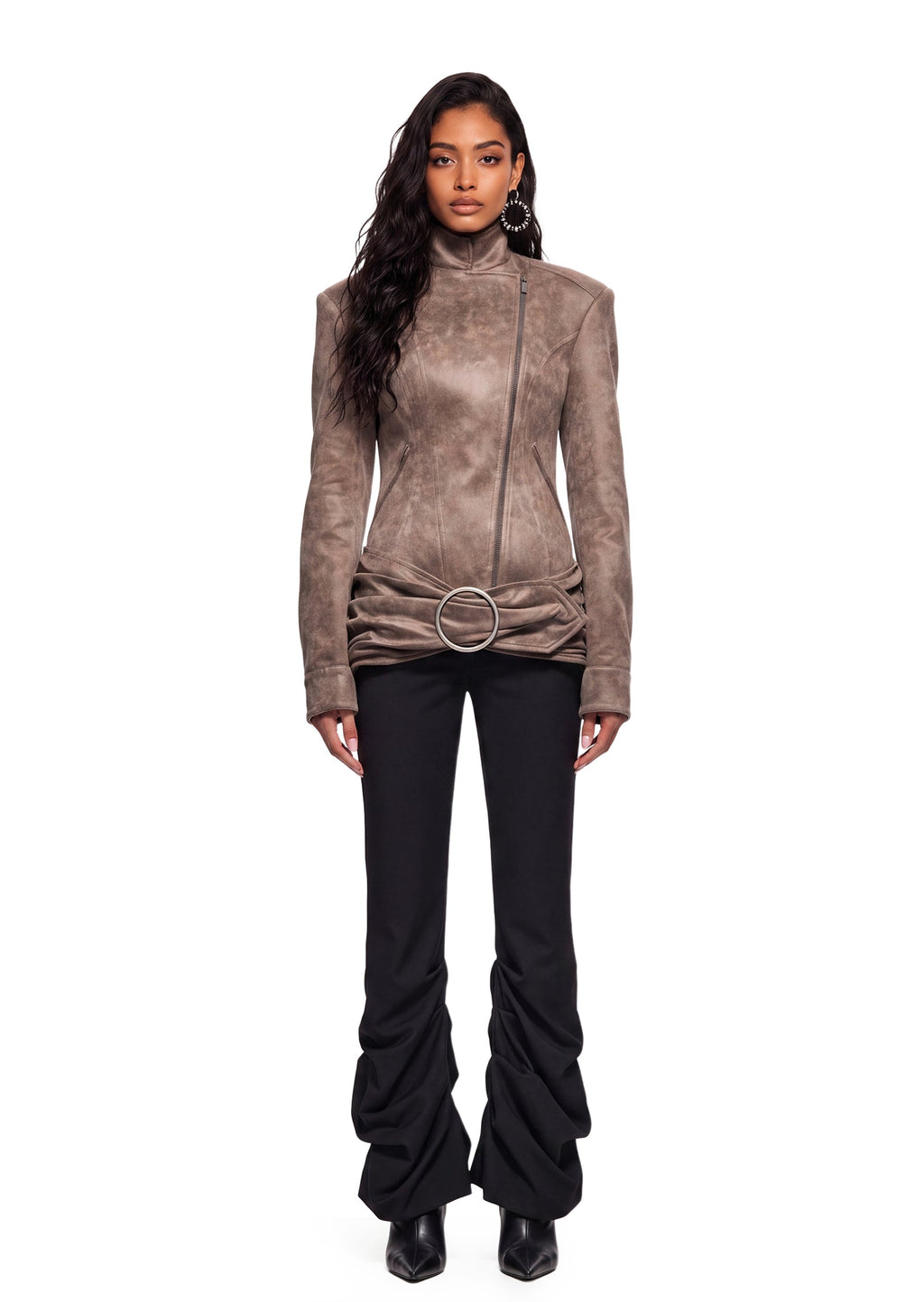 Uheri PU leather jacket