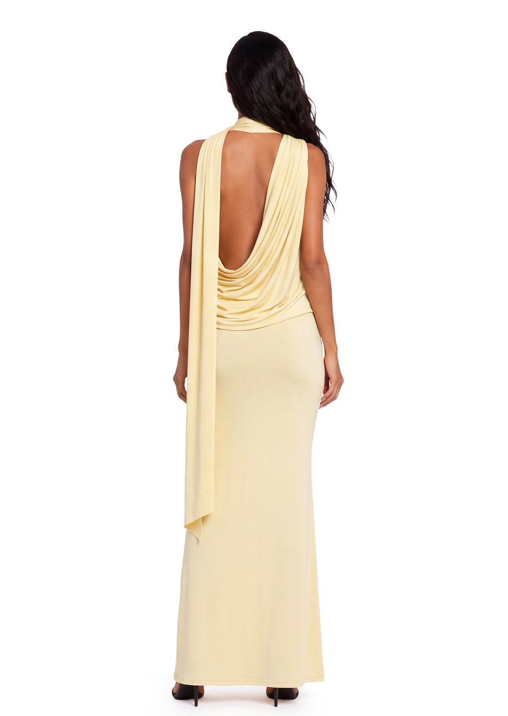 Ebbo Sleeveless Open Back Top & Skirt Set