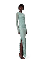 Jayesh Long Sleeved Top & Slit Skirt Set