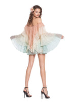 Naara Off The Shoulder Ruffled Mini Dress