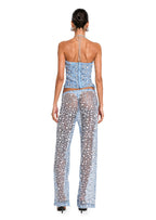 Sabin Sequined Knit Corset Set