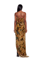 Mabili Strapless Open Back Maxi Dress