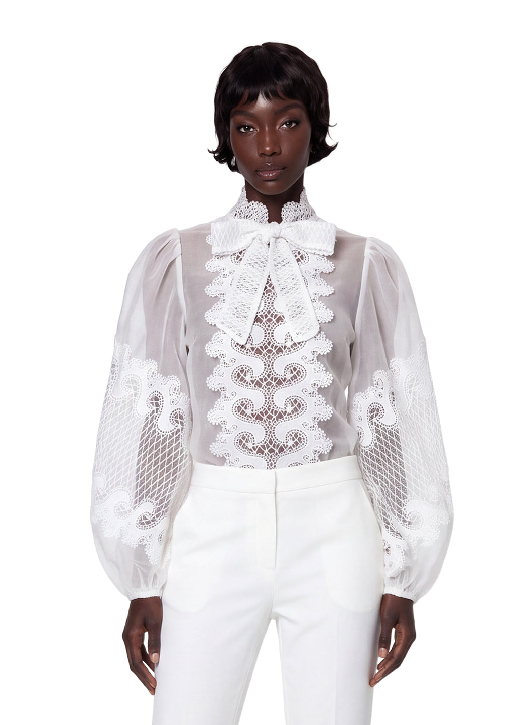 Lakelyn Lace Top In White