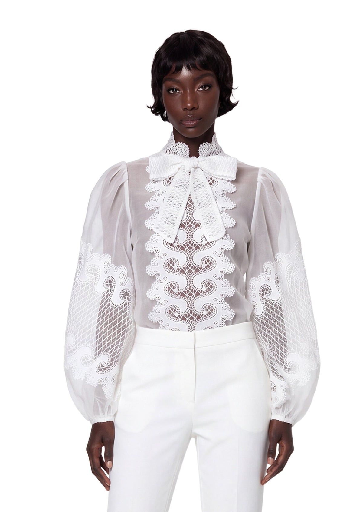 Lakelyn Lace Top In White