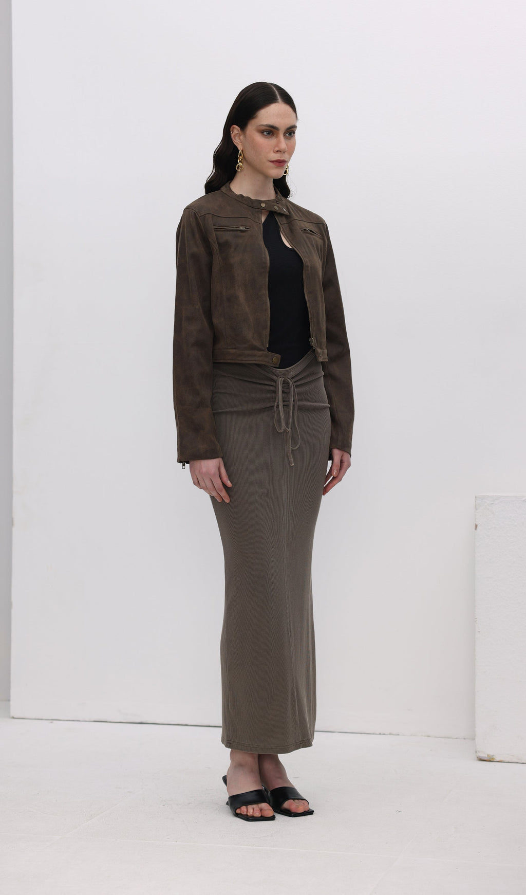 Moto Jacket Chocolate