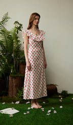 Polka Dot Maxi Dress