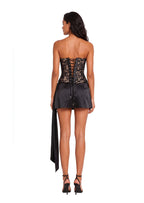 Palo Strapless Lace Satin Mini Dress