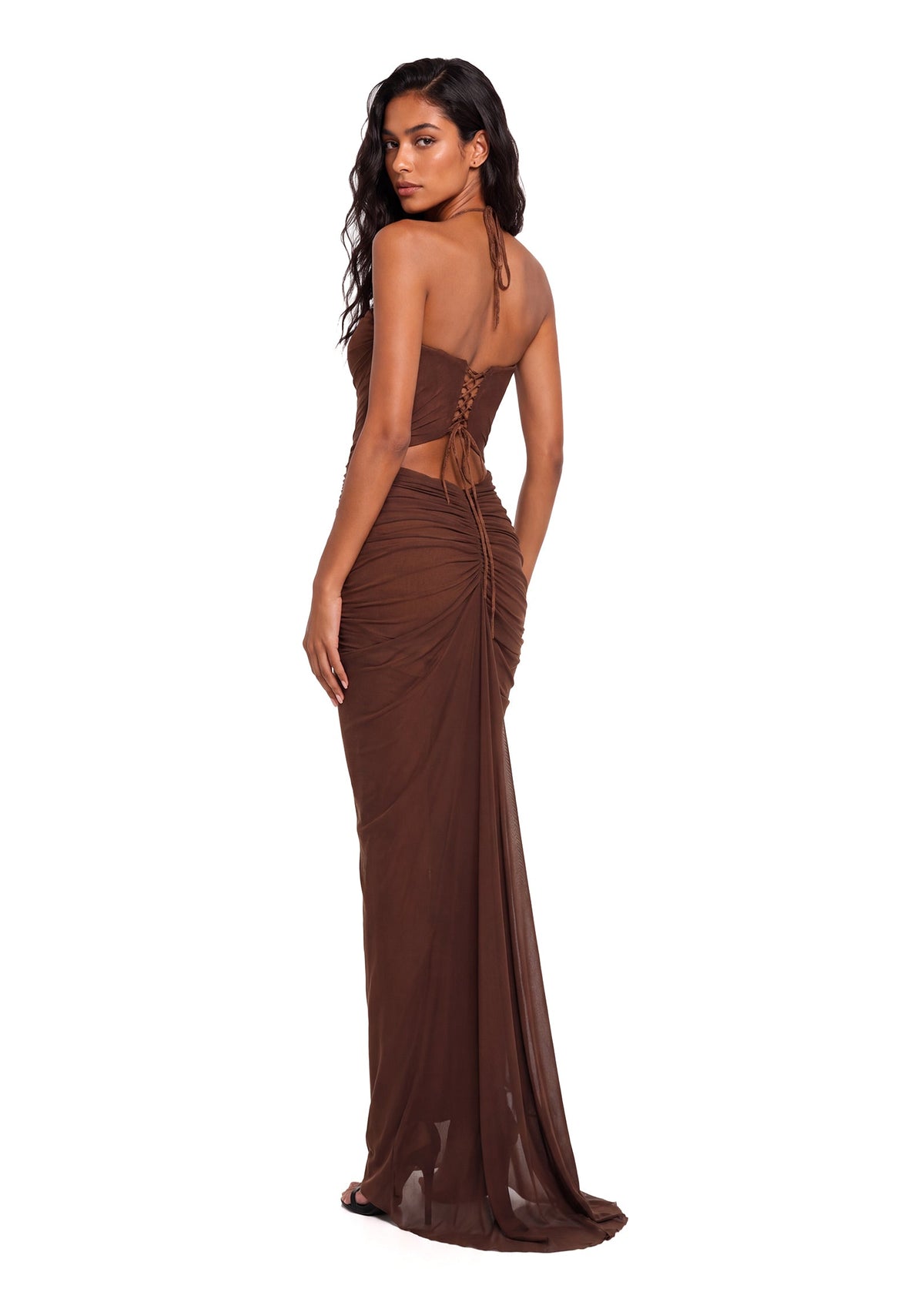 Daemon Sheer Lace Maxi Dress