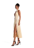 Kaseko Sleeveless Lace Midi Dress