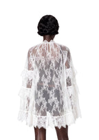 Iceland Long Sleeved Lace Mini Dress