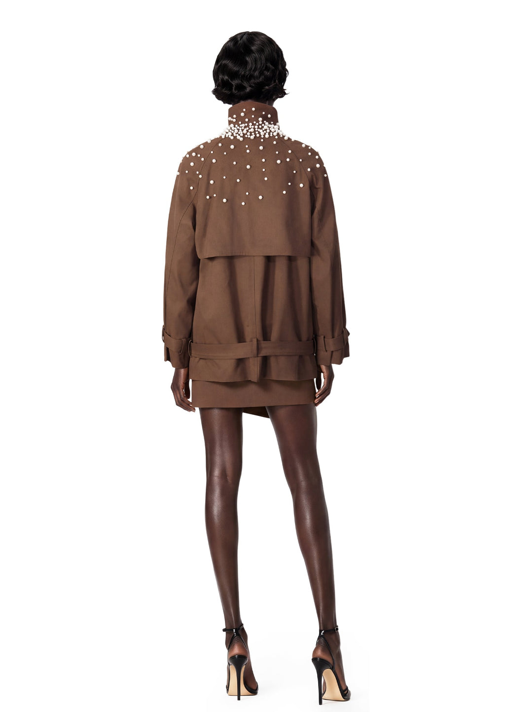 Fabienne Beaded Trench Coat
