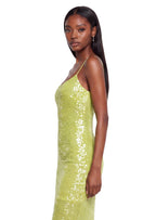 Jacoby Sleeveless Sequined Midi Dress