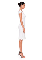 Gaetano Knitted Midi dress In White
