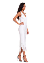Eaton Halter Neck Sleeveless Midi Dress