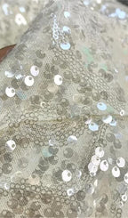 Mermaid Sequined Slim Midi Skirt