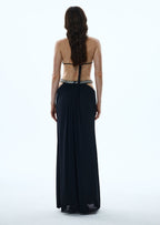 Adalia Cut Out Maxi Dress In Black