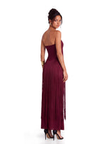 Huey Strapless Tassel Maxi Dress