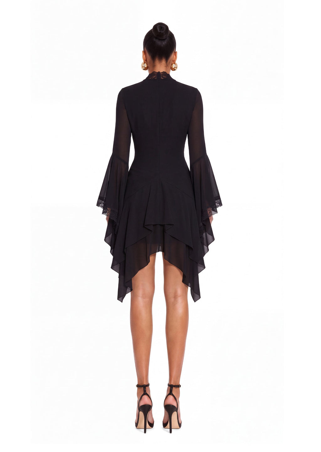 Naaji Long Sleeve Lace Mini Dress