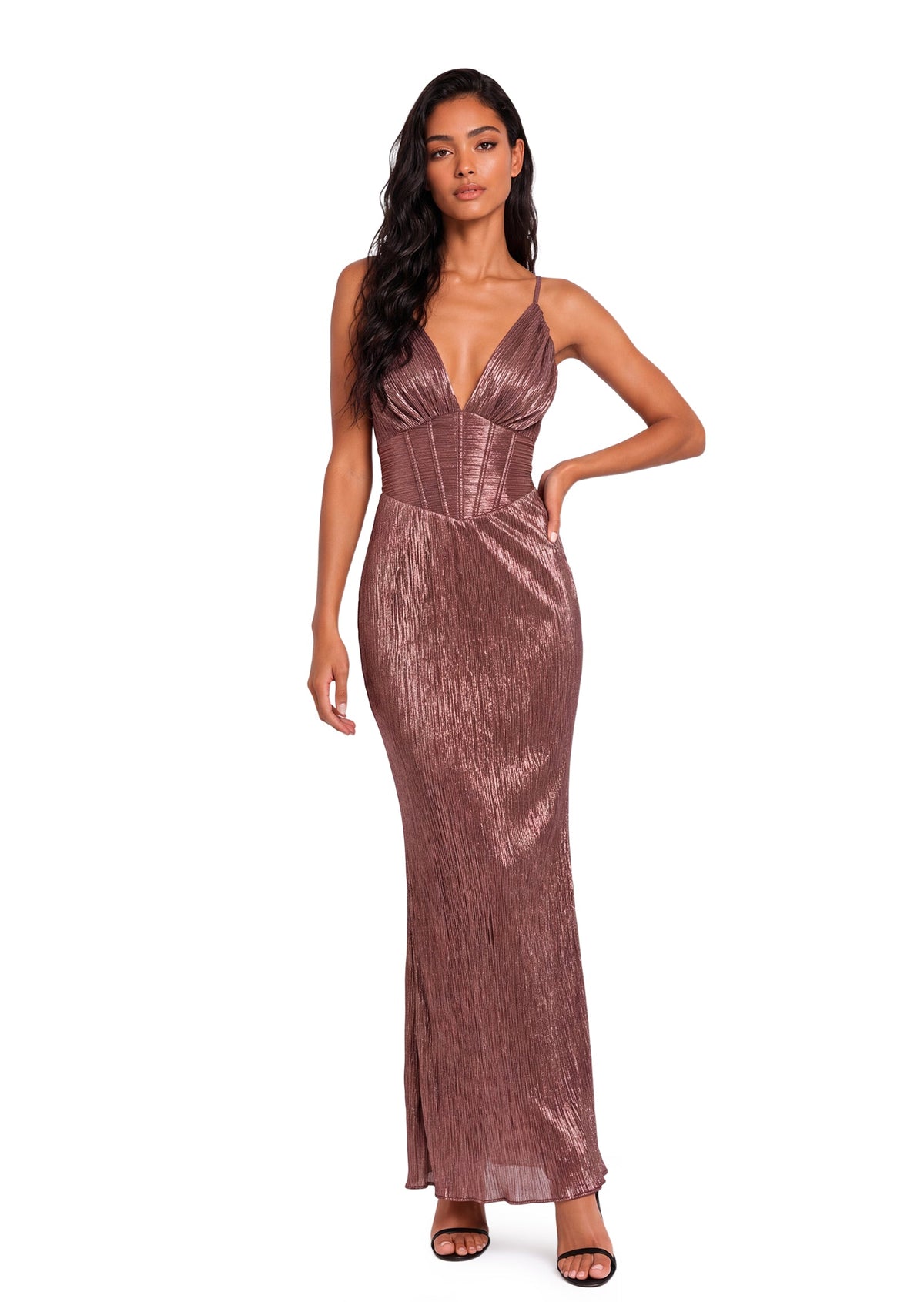 Lake V Neck Sleeveless Maxi Dress