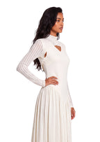 Fabiano Knitted Maxi Dress In White