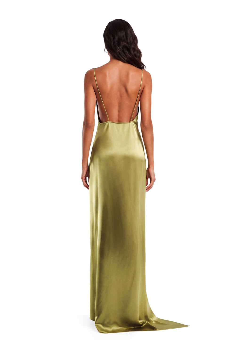 Sadayo Satin Sleeveless Maxi Dress