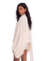 Sabiti Sheer Puff Sleeve Mini Dress