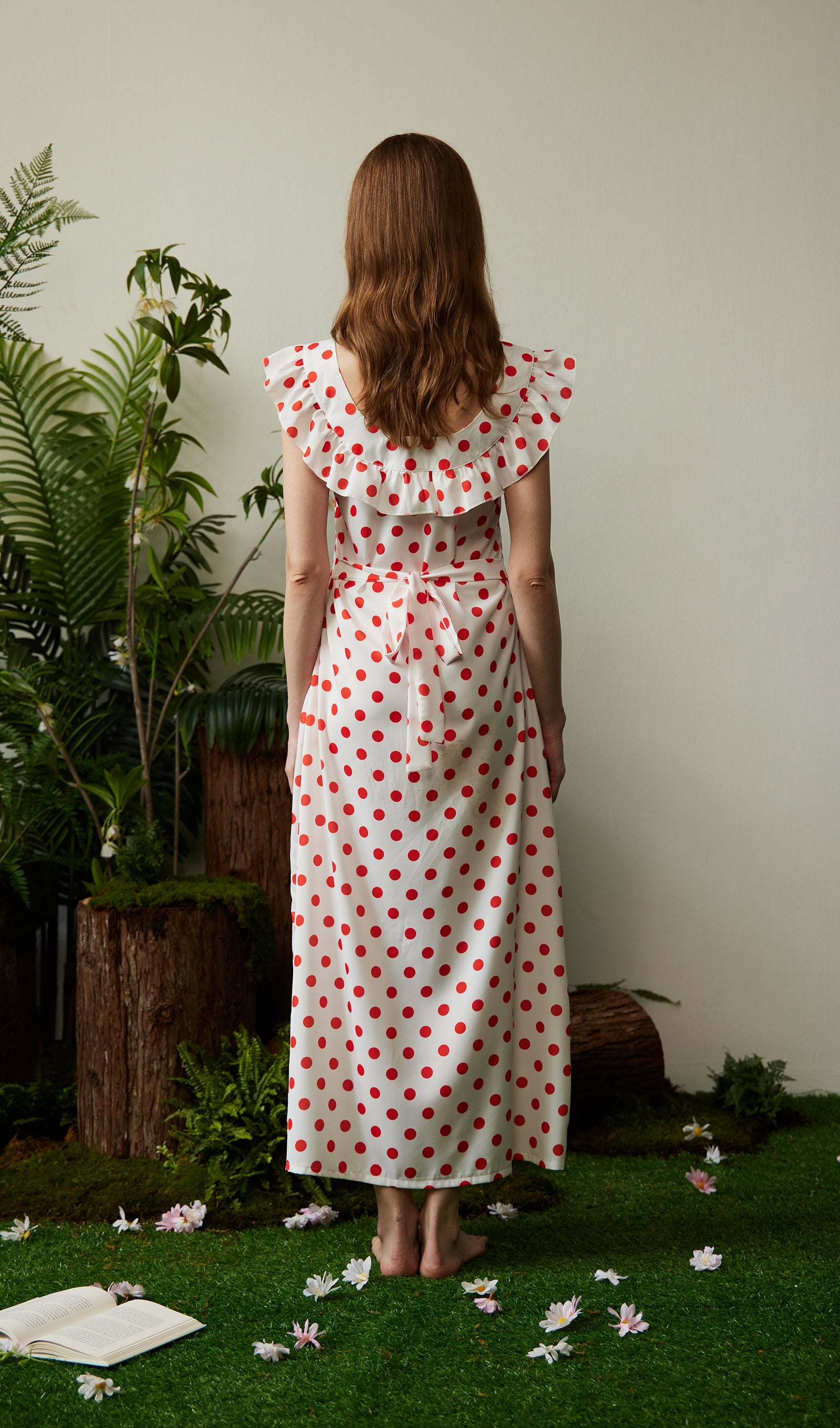 Polka Dot Maxi Dress