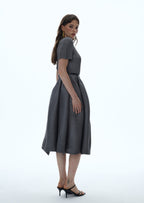 Macaulay High-Elasticity Midi Dress