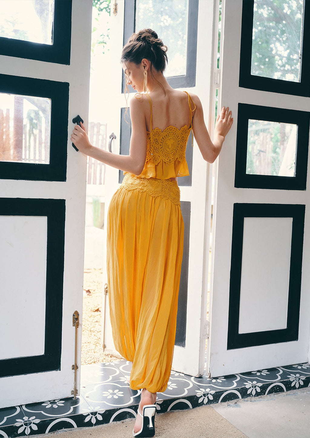 ( 60% OFF Final Week ) Luenie Chiffon Top & Pant Two Piece Set - 8 colors