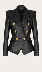 Fitted Jacket In Black