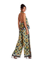 Italian-Inspired Scarf Print Resort Set