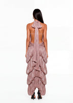 Yadav Halterneck Bubble Maxi Dress