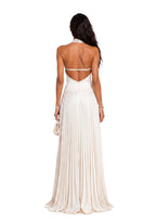 Gail Halter Neck Maxi Dress In White