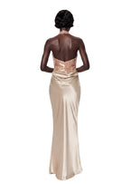 Maaike Sleeveless Satin Maxi Dress